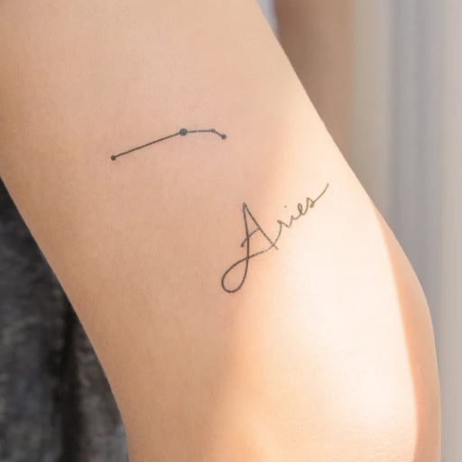 Discover 143+ aries star tattoo latest