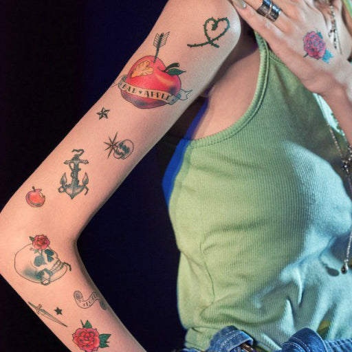 Pin by Loren Reichwaldt on tattoos | Neo traditional tattoo, Bad apple  tattoo, Traditional tattoo