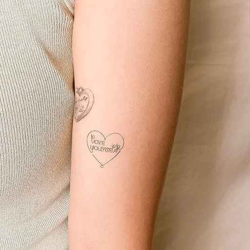 love yourself first tattoo on forearm｜TikTok Search