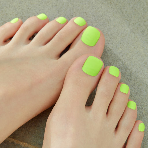 Neon Green Nails — Lots of Lacquer